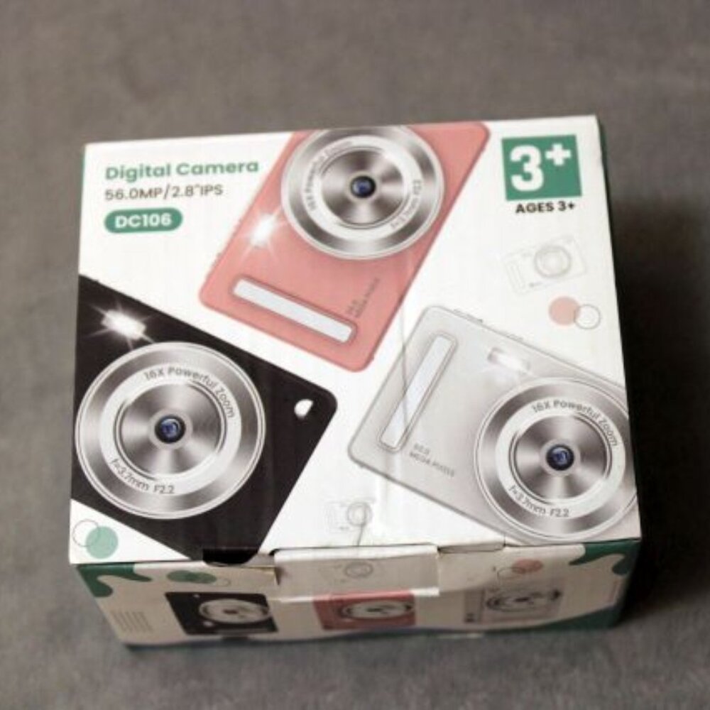 Digital Camera Model# DC106 - 56.0MP/2.8" IPS - New in Box